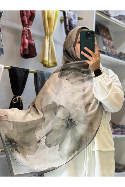 erabel scarfs Desenli Bambu Kraş Şal