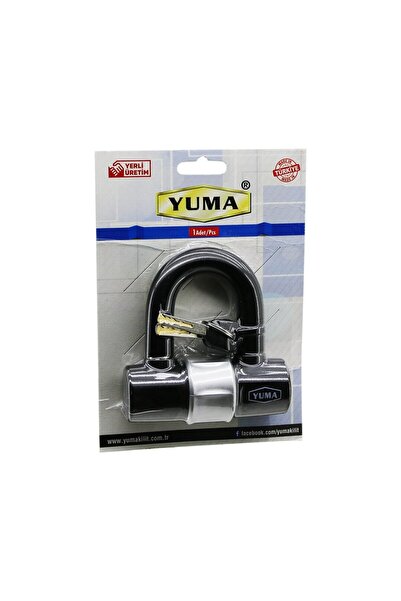 Yuma YM-740-V Anahtarlı Asma Kilit Çelik U BAR Çok Amaçlı Kelepçe Disk