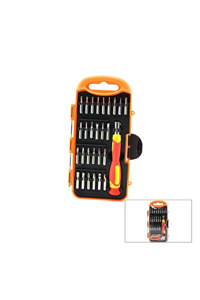 Genel Markalar KTX-3449 Saatçi Telefon Bits Tornavida Seti 28 Adet 27 Adet Uç...