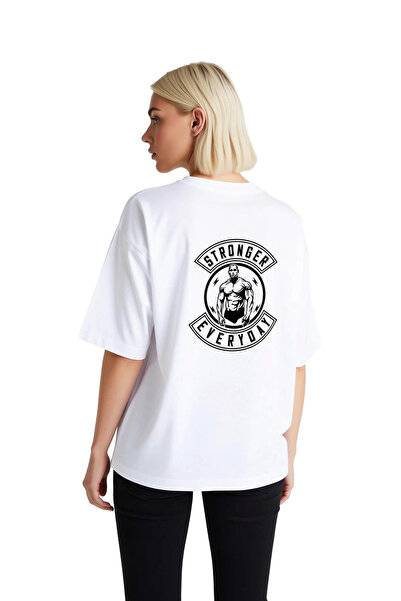 PayBuy Every Day Is Stronger Printed Women's Oversize T-Shirt