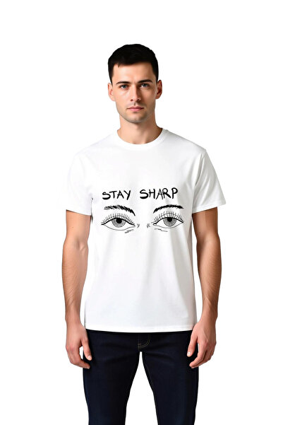 PayBuy Stay Sharp Keep Your Health in Check Printed Men's T-Shirt
