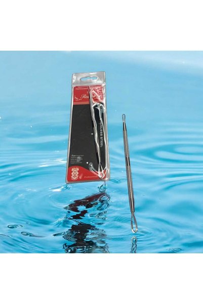 By Rozane Extractor puncte negre din inox – Tricomedon profesional dublu capăt –