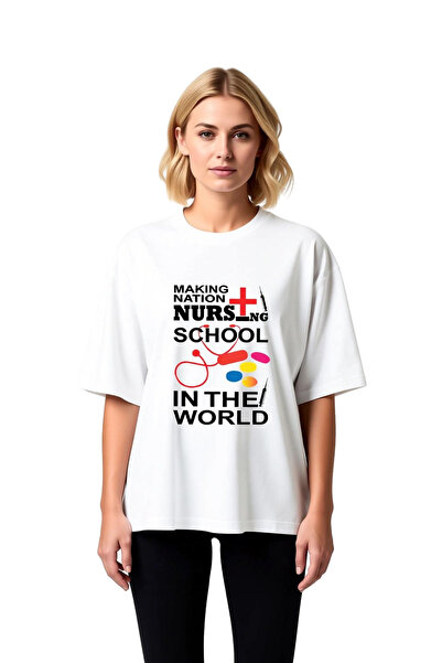 PayBuy Nurse Training Leaders Printed Women's Oversize T-Shirt