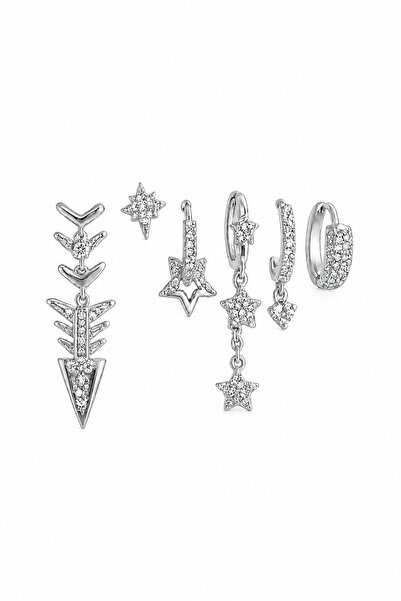 Okko Store Multi-Charm 6-Piece Earrings