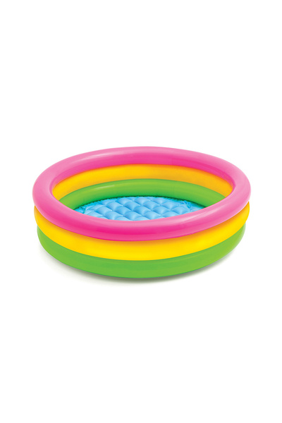 OEM Piscină gonflabilă cu 3 inele colorate pentru joacă răcoritoare și sigură...