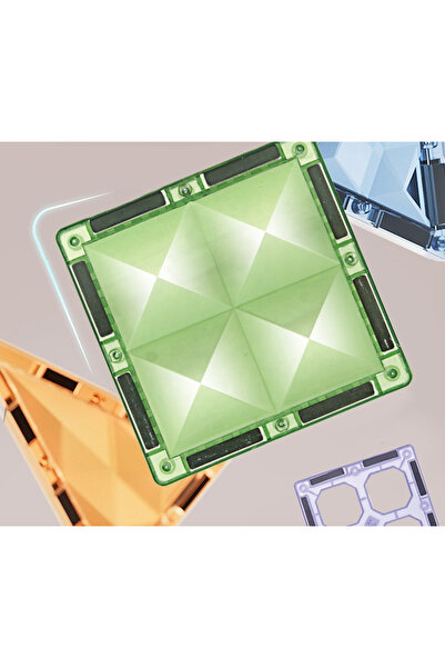 OEM Set Construcție Magnetică 3D cu Lumini – 89-166 piese, Joc STEM pentru Copii 3+