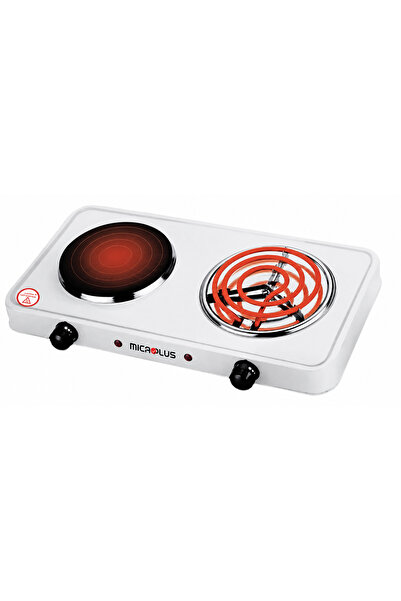 GENERAL Electric Stove Double Burner, Two Types of Burners: Spiral and Stone,...