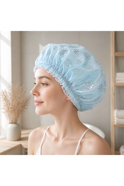 idei Practical bathing cap with elastic edge, random color upon delivery, ess...