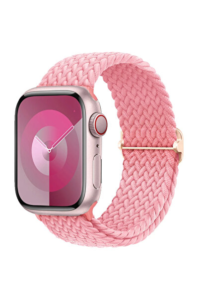 Choice21 38mm 40mm 41mm 02 pink Braided Solo Loop For watch Ultra band 40mm 4...