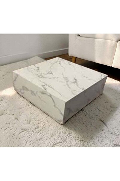Bareeq Al Ostoura Single Coffee Table, Suitable for Floor Seating, Marble Sub...