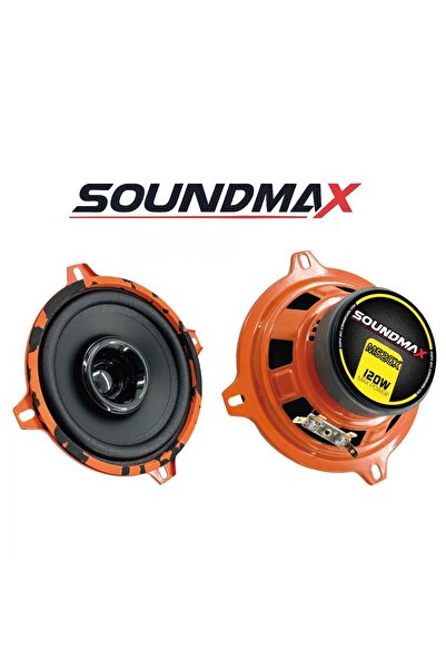 Soundmax Sx-M52GX Çifti 240w-120w Rms 13CM Slim Mıknatıs Kapılara Uyar Oto Mi...
