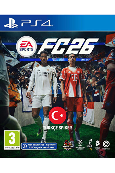 EA Sports FC 26 FIFA 2026 Standart Edition Ps4 ve Ps5 Uyumlu Türkçe Spiker Di...