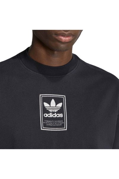 adidas Men's Elevated Black T-Shirt Kw4405