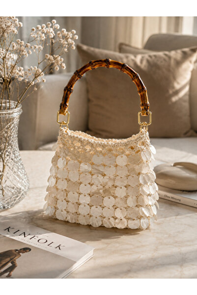ARTTMACRAME حقيبة نسائية محبوكة يدويًا