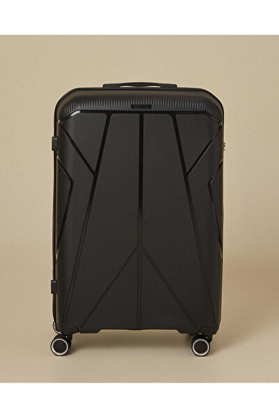 REDTAG Black 28 Inch PP Stylish Hard Trolley