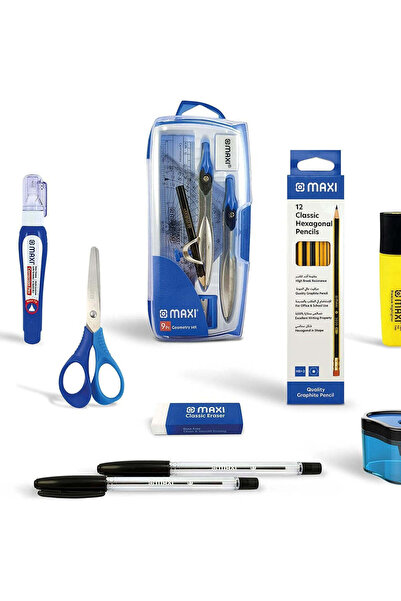 MAXİ School Kit Complete Stationery Set for Students