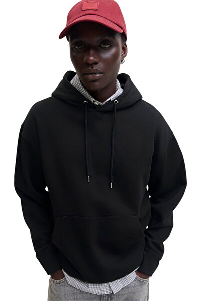 Jack & Jones JACK &JONES Ace Sweat Hood Noos φούτερ - 12300662-Μαύρο