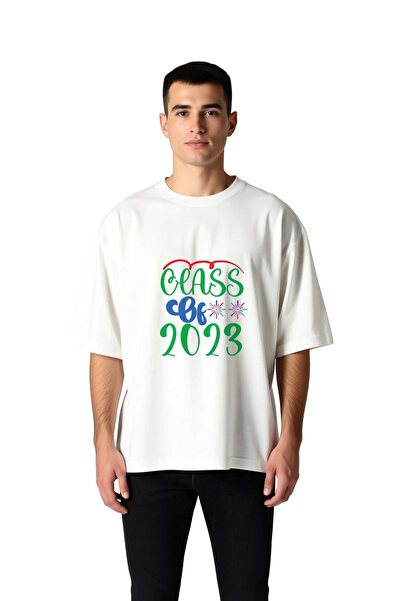 PayBuy Men's Oversize Graduation Memory Printed T-Shirt 100% Cotton Relaxed F...