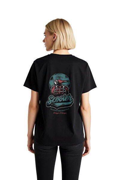 PayBuy Tricou pentru femei cu imprimeu grafic pentru scuter și motocicletă, 1...