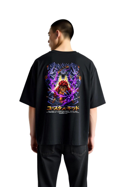 PayBuy Captain Funny Anime Superhero Printed Men's Oversize T-Shirt