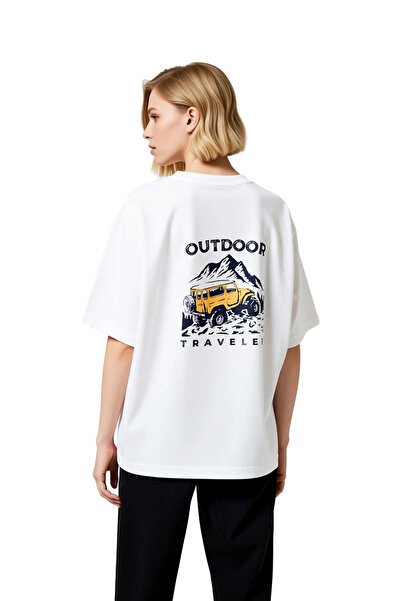 PayBuy Outdoor Traveler Adventure Written Printed Women's Oversize T-Shirt
