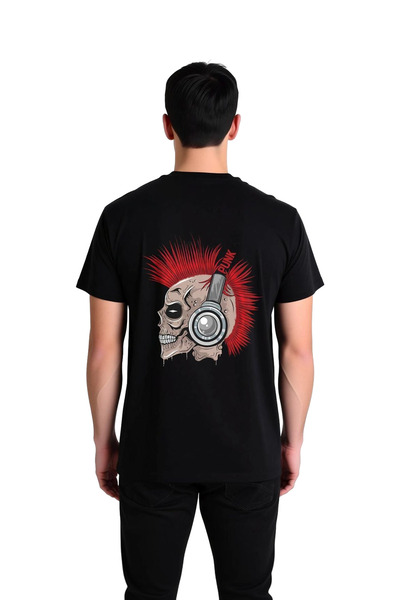 PayBuy Ανδρικό μπλουζάκι με στάμπα Respect for the Punk Music Spirit