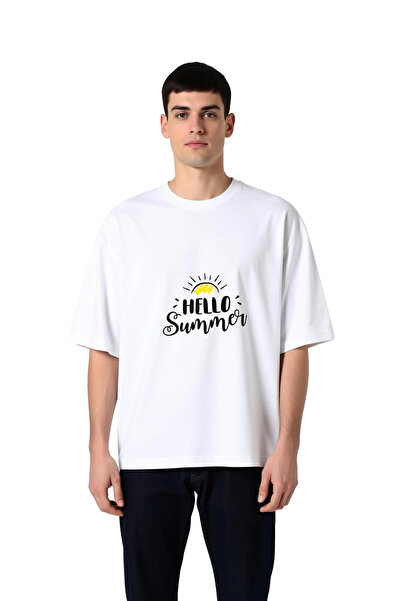 PayBuy Hello Summer Printed Men's Oversize T-Shirt