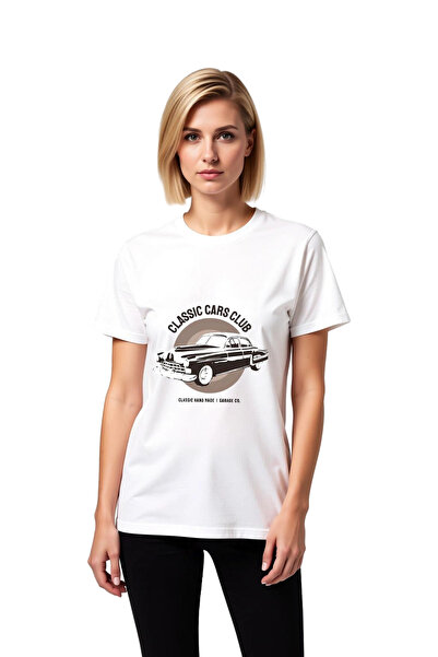 PayBuy Γυναικείο μπλουζάκι Classic Car Club με στάμπα
