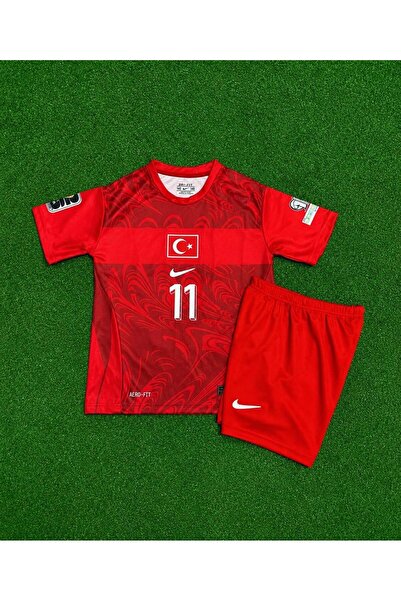 BREATHLESS TÜRKİYE 2026 DÜNYA KUPASI KIRMIZI KENAN YILDIZ İÇ SAHA ÇOCUK FORMA...