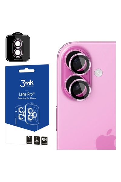 3MK Προστασία Φακού Pro για Apple iPhone 17 Μωβ