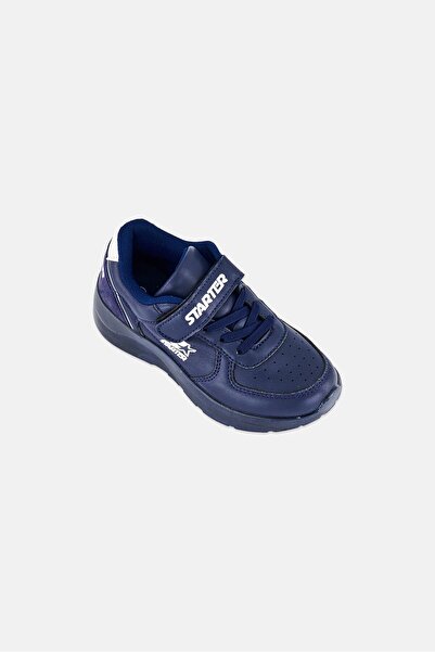 Starter Kids Boy Velcro Closure Walking Shoes, Navy Blue