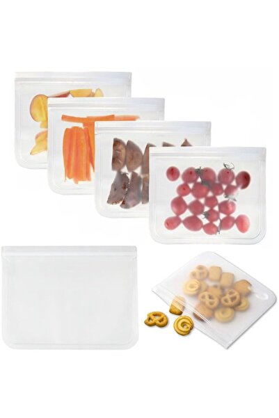 STARSTAR 5 Leak-proof Transparent Food Storage Bags