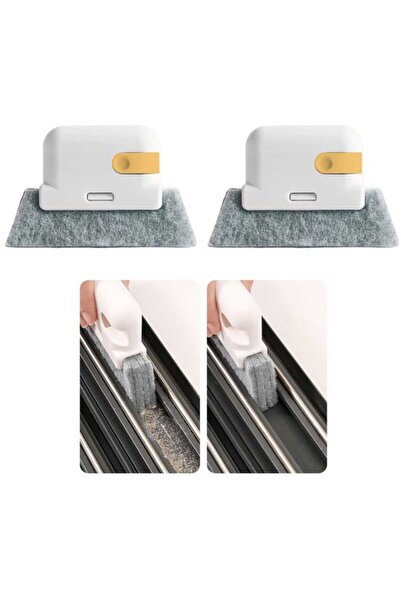 STARSTAR Two-piece window cleaning brush set with turmeric