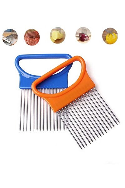 STARSTAR 3-piece onion slicer set, stainless steel, suitable for tomatoes, le...