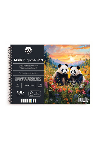 Schoellershammer Fine Art Çok Amaçlı Sanatsal Spiralli Defter 200 gr 25x35 cm...