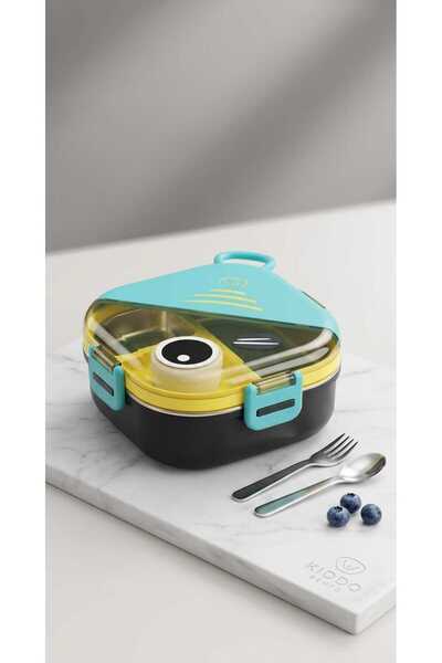 ALPA STORE Fixpoint 650 ml Lunch Box Stainless Steel Lunch Container with For...