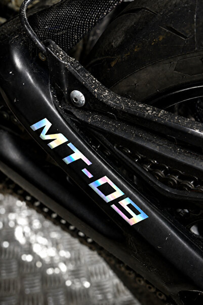 Banxtre Yamaha MT-09 için MT-09 Düz Yazı Sticker Etiket (15CM) (2'Lİ)