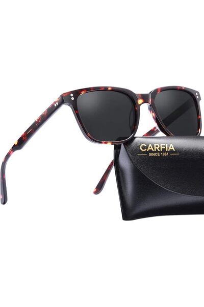 CARFIA نظارات شمسية مستقطبة بتصميم ريترو للرجال، حماية من الأشعة فوق البنفسجي...