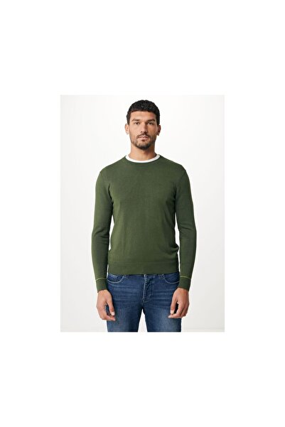 MEXX Fashion Ανδρικό Πουλόβερ Πράσινο