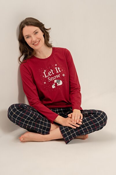 Arnetta New year's special women's pajama set, 100% cotton