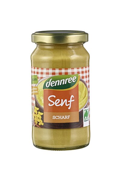 Dennree Muștar picant bio, 200ml