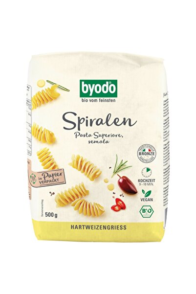 Byodo Spirale din semințe de grâu organice, 500g