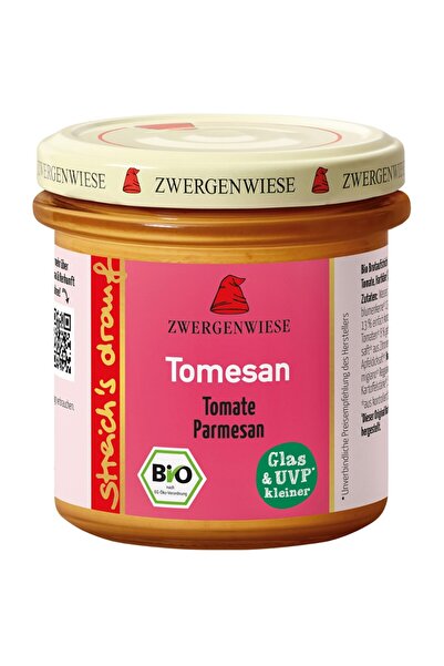 Zwergenwiese Cremă întregătoare Tomesan cu roșii și parmezan, fără gluten, bi...