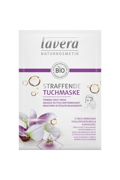 Lavera Mască de față pentru fermitate cu acid hialuronic și ulei de karanja, ...