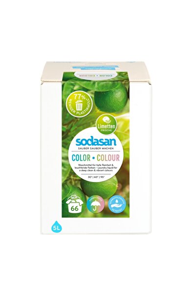 Sodasan Detergent lichid de rufe pentru haine colorate, 5L