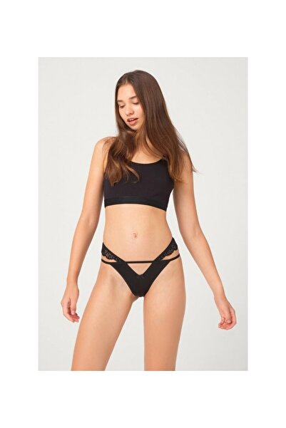 Cottonhill ΓΥΝΑΙΚΕΙΟ ΜΑΥΡΟ ΣΤΡΙΝΓΚ 0151MAY, Μέγεθος ONE SIZE