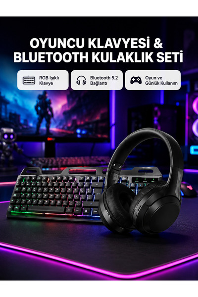 HN01 KULAKLIK + PG-8018 OYUNCU KLYESİ SET