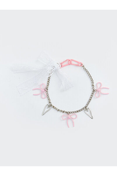 LC Waikiki Mixed Bow Figured Chain Bag Charm