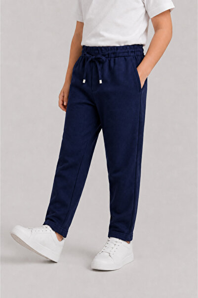 PENGORA Boys' Jogger Pants with Pockets, Lace-Up, Flexible Waist, Casual Spor...