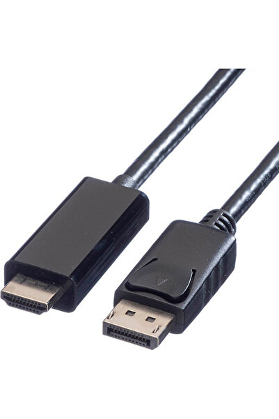 VALUE Καλώδιο DisplayPort αρσενικό - HDMI αρσενικό 2μ Μαύρο (11.99.5786)